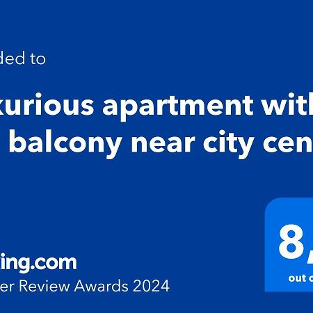 Luxurious Apartment With Big Balcony Near City Center 维也纳 外观 照片